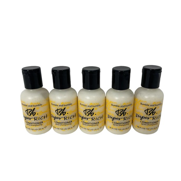 Bumble and Bumble Super Rich Conditioner Set of 5 Travel Size .84 FL OZ 4.2 OZ - Picture 1 of 4